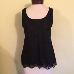 Black Lace Tank